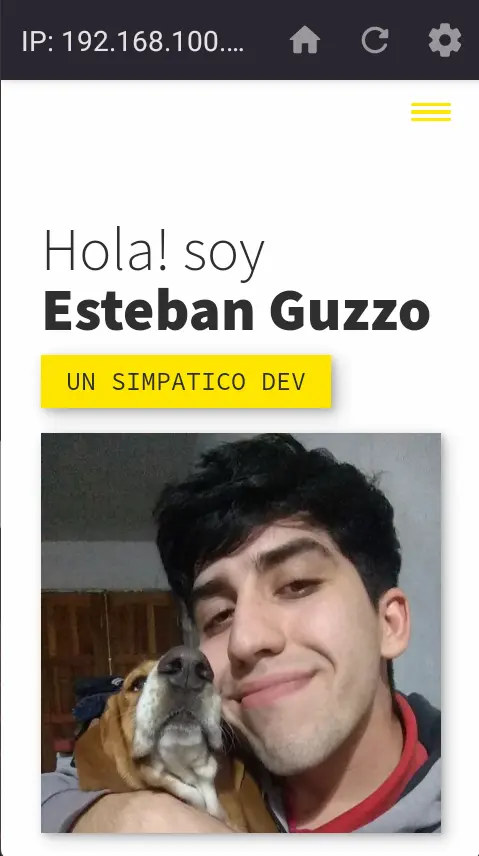 Primera captura de pantalla